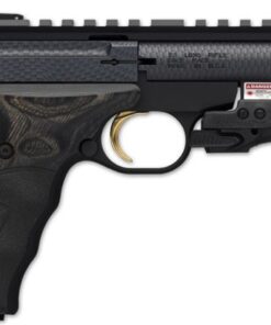 Browning Buck Mark 22LR Black Label Rimfire Pistol with Carbon Fiber Finish and Laser